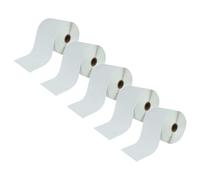 vhbw 5x Rollo de etiquetas térmica 101,5 mm x 152 mm (500 etiquetas) compatible con Toshiba TEC B-EV4T, B-EV4D impresora de etiquetas - Autoadhesivo