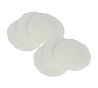 vhbw 6x almohadillas compatible con Kärcher FP 202, PST 1000, FP 303, FP 222 pulidora - Set de discos de pulir para parqué blanco