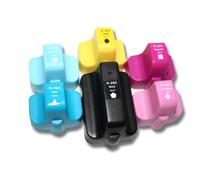 vhbw 6X Cartuchos de Tinta Compatible con HP Photosmart C5177, C5180 - Cian, Magenta, Yellow, Negro, Light Magenta, Light Cyan (Compatible)