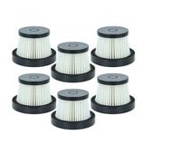 vhbw 6x Filtro compatible con BuTure JR700, JR400 aspiradora - Filtro de suciedad, unidad de filtrado