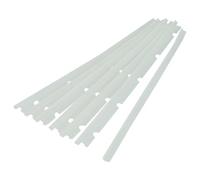 vhbw 6x lámina goma compatible con Neato BotVac 70 robot aspirador - lámina de repuesto, set, incl. extractor, blanco