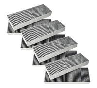 vhbw 8x filtro de carbón activado compatible con Bora series BHU, BFIU series, BFIAS, BFIA, Basic, BIAS campanas cocina - 34 x 12,2 x 4,25 cm