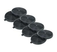 vhbw 8x filtro de carbón activado compatible con PKM S13-60 BBPY, S26-60KH-B, 9999-2H, S26-60ABPH campanas cocina - 11,8 cm
