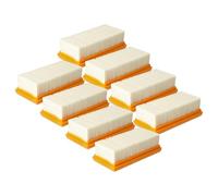 vhbw 8x Filtro plisado plano reemplaza Nilfisk 107413541 para aspiradora - Filtro motor aire refrigerante