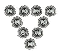 vhbw 9x cabezales de repuesto compatible con Philips 1000 Series (S1xxx), S1100, 3000 Series (S3xxx), S1110 máquina de afeitar, plata