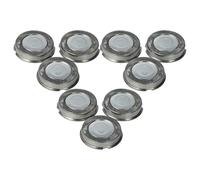 vhbw 9x cabezales de repuesto compatible con Philips HQ139, HQ33, HQ40, HQ402, HQ30, HQ135, HQ136, HQ130, HQ132 máquina de afeitar, plata