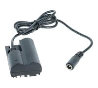 vhbw Acoplador, Adaptador CC Compatible con Canon ZR-20, ZR-10, MVXli, MVX3i, ZR-40, ZR-30MC, ZR-25MC cámara Digital, DSLR, cámara réflex