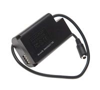 vhbw Acoplador, Adaptador CC Compatible con Panasonic DMW-AC10 Fuente de alimentación para DMW-BLJ31, DMW-BLJ31E