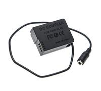 vhbw Acoplador, Adaptador CC Compatible con Panasonic Lumix DMC-G80M, DMC-G7HK, DMC-G70M, DMC-G80 cámara Digital, DSLR, cámara réflex