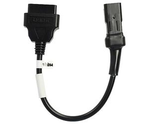 vhbw Adaptador 4 pines a OBD2 16 pines compatible con Ducati Scrambler Full Throttle, Sixty2 moto - 0,2 m
