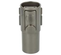 vhbw Adaptador aspiradora conexión dispositivos de marca a accesorios conexión de 32mm compatible con Dyson V15 Detect Absolute - negro/rojo, plástico