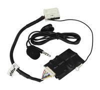 vhbw Adaptador Bluetooth Compatible con Seat Altea 2005-2010 Altea CD02 | Aura CD, Audiosystem CD3 radio coche - Incl. micrófono, cable jack + clip