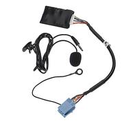 vhbw Adaptador Bluetooth Compatible con Seat Toledo 1999-2005 Aura, Alana, Beta, Aura CD Radio Coche - Incl. micrófono, Cable Jack + Clip