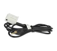 vhbw Adaptador Cable Radio Coche AUX Audio (120 cm) Compatible con Citroen Nemo, Jumpy Gen 2 Auto, Radio Auto