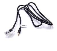 vhbw Adaptador Cable Radio Coche AUX Audio Compatible con Peugeot año de fabr. 2004+ 1007, 107, 207, 307, 308, 407, 607, 807 Auto, Radio Auto