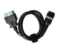 vhbw Adaptador OBD2 26 pin a clavija (m) OBD2 16 pin compatible con Volvo Vocom 2 88894000 auto, coche - 120 cm