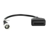 vhbw Adaptador OBD2-3 pines a OBD2 16pin compatible con Yamaha YZF-R125 moto - 40 cm