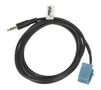 vhbw Adaptador para Entrada Auxiliar Compatible con Diferentes radios de Coche por Ejemplo Becker, BLAUPUNKT, Philips, VDO Dayton etc.