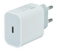 vhbw Adaptador USB C Compatible con Tigermedia Tigerbox Touch - Adaptador de Enchufe (máx. 9/12 / 5 V) Blanco