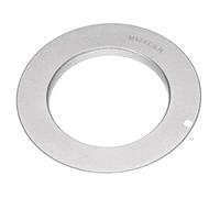 vhbw Anillo Adaptador Compatible con Canon EOS R, EOS RP - Bayoneta RF a Objetivos con Rosca M42 Plata