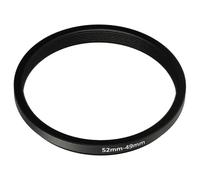 vhbw Anillo Adaptador Step Down de 52 mm a 49 mm para Objetivo de la cámara - Adaptador de Filtro, Metal, Negro