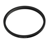 vhbw Anillo Adaptador Step Down de 77 mm a 72 mm para Objetivo de la cámara - Adaptador de Filtro, Metal Negro