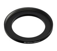 vhbw Anillo Adaptador Step Up de 40,5 mm a 52 mm para Objetivo de la cámara - Adaptador de Filtro, Metal, Negro