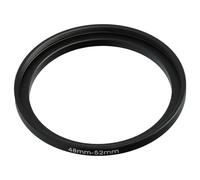 vhbw Anillo Adaptador Step Up de 48 mm a 52 mm para Objetivo de la cámara - Adaptador de Filtro, Metal, Negro