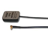vhbw Antena GPS Compatible con Garmin GPSMAP76C, GPSMAP76, GPSMAP60CS navegador con conexión MCX - Base magnética, 5 m Negro