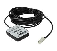 vhbw Antena GPS Compatible con JVC KW-NT30, KW-NT3 navegador con conexión AVIC - Base magnética, 5 m Negro