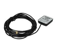 vhbw Antena GPS Compatible con Navman GPS-3450 | GPS-3400, GPS-4410, GPS-4400 navegador con conexión MCX - Base magnética, 5 m negro