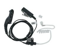 vhbw Auriculares Compatible con Motorola XPR 6580, XPR 6550, XPR 7380, XPR 7350 Radio, walkie Talkie con micrófono ptt, Tubo acústico