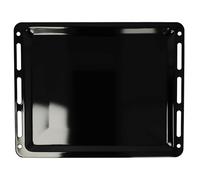 vhbw Bandeja compatible con Bosch HSG636XS6/13 horno - 45,5 x 36,1 x 2 cm, antiadherente, esmaltado negro