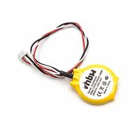 vhbw Batería BIOS Compatible con DELL Latitude E6400, E6410, E6500, E6510, E5400, E4300 Ordenador, Notebook (200 mAh, 3 V, Li-Ion)