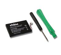 vhbw Batería Compatible con Apple iPod 20GB, 15GB, 3.ª generación, 30GB, 10GB, 3, 3G Reproductor de música MP3 (1100 mAh, 3,7 V, Li-Ion)