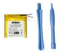 vhbw Batería Compatible con Apple iPod Nano 3G 4GB, 3G, 3rd 8GB, 3.Generation, 3rd 4GB Reproductor de música MP3 (450 mAh, 3,7 V, Li-Poli)