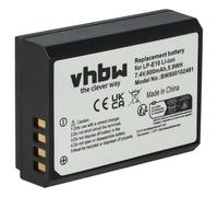 vhbw Batería Compatible con Canon EOS 1100, 1200D, 1100D cámara (800 mAh, 7,2 V, Li-Ion) - Reemplaza Canon LP-E10