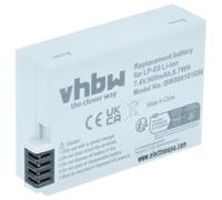 vhbw Batería Compatible con Canon EOS 600D, Kiss X6i, 650D, Rebel T2i, 700D, Kiss X5, 550D, Kiss X4, Kiss X7i cámara (900 mAh, 7,2 V, Li-Ion)