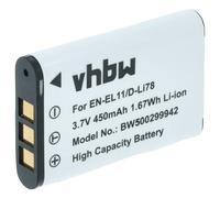 vhbw Batería Compatible con Canon IXUS 285 HS, IXUS 285 HS A cámara (450 mAh, 3,6 V, Li-Ion)