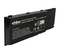 vhbw Batería Compatible con DELL Precision M2400, M4400, M6500, M6400 Notebook (6600 mAh, 11,1 V, Li-Ion)