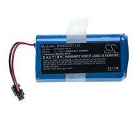vhbw Batería Compatible con Ecovacs CEN330, CR330, CR333 aspiradora, Robot de Limpieza (2600mAh, 11,1V, Li-Ion)