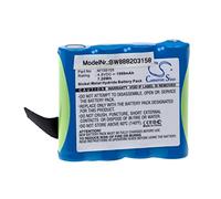 vhbw Batería Compatible con Edan pulsioxímetro H100N, H100B, H100 tecnología médica (1500 mAh, 4,8 V, NiMH)