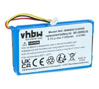 vhbw Batería Compatible con Garmin DriveSmart 5 LMT navegador, navi, GPS (1100 mAh, 3,7 V, Li-Ion)