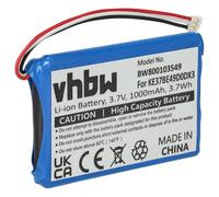 vhbw Batería Compatible con Garmin Edge Touring, Touring Plus, 800, 810 navegador, navi, GPS (1000 mAh, 3,7 V, Li-Ion)