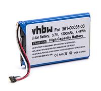 vhbw Batería Compatible con Garmin Edge Touring, Touring Plus, 800, 810 navegador, navi, GPS (1200 mAh, 3,7 V, Li-Poli)