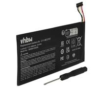vhbw Batería Compatible con Google Nexus 7 32GB (2012), 7 16GB (2012), 7 8GB (2012) Tablet, Pad (4300 mAh, 3,7 V, Li-Poli)