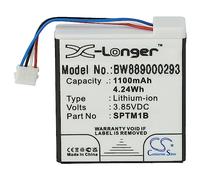 vhbw Batería Compatible con GoPro Hero 7 (Plata), 7 (Blanco) cámara Mini portátil (1100 mAh, 3,85 V, Li-Ion)