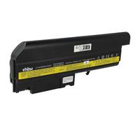 vhbw Batería Compatible con IBM ThinkPad T43p, T43P-2668, T43-1876, T43 2668, Thinkpad T40 Notebook (6600 mAh, 10,8 V, Li-Ion)