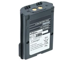 vhbw Batería Compatible con Icom IC-M73, IC-M71, IC-M72, IC-M73 Euro Radio (2100 mAh, 7,4 V, Li-Ion) + Pinza