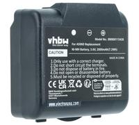 vhbw Batería Compatible con IMET M550 Ares, M550S Thor, BE5500, BE3600, M550s Mando a Distancia Industrial (2000 mAh, 3,6 V, NiMH) - Negro